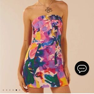 Peppermayo Exclusive - Mad Love Tube Mini Dress - Candy Bouquet